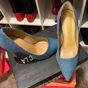 Denim Pumps